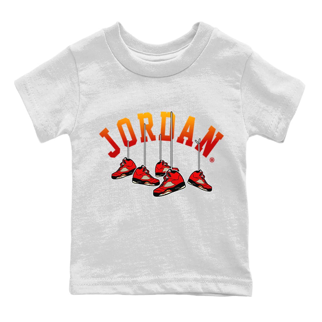 Jordan 5 Mars For Her Sneaker Match Tees Hanging Sneakers Sneaker Tees Jordan 5 Mars For Her Sneaker Release Tees Kids Shirts