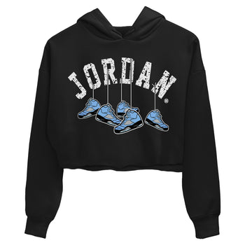 Jordan 5 UNC Sneaker Match Tees Hanging Sneakers Sneaker Tees Jordan 5 UNC Sneaker Release Tees Women's Shirts