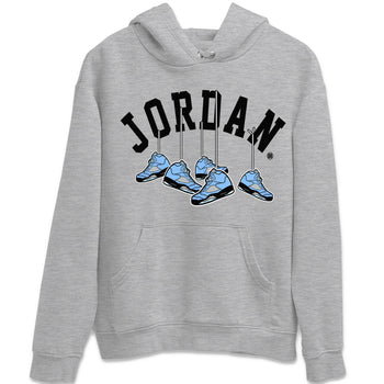 Jordan 5 UNC Sneaker Match Tees Hanging Sneakers Sneaker Tees Jordan 5 UNC SNRT Sneaker Tees Unisex Shirts