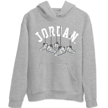 Jordan 6 Cool Grey Sneaker Match Tees Hanging Sneakers Sneaker Tees Jordan 6 Cool Grey Sneaker Release Tees Unisex Shirts