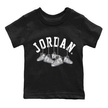 Jordan 6 Cool Grey Sneaker Match Tees Hanging Sneakers Sneaker Tees Jordan 6 Cool Grey Sneaker Release Tees Kids Shirts