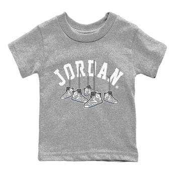 Jordan 6 Cool Grey Sneaker Match Tees Hanging Sneakers Sneaker Tees Jordan 6 Cool Grey Sneaker Release Tees Kids Shirts