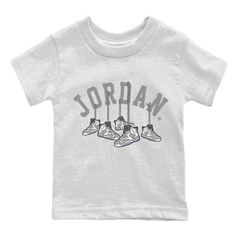 Jordan 6 Cool Grey Sneaker Match Tees Hanging Sneakers Sneaker Tees Jordan 6 Cool Grey Sneaker Release Tees Kids Shirts