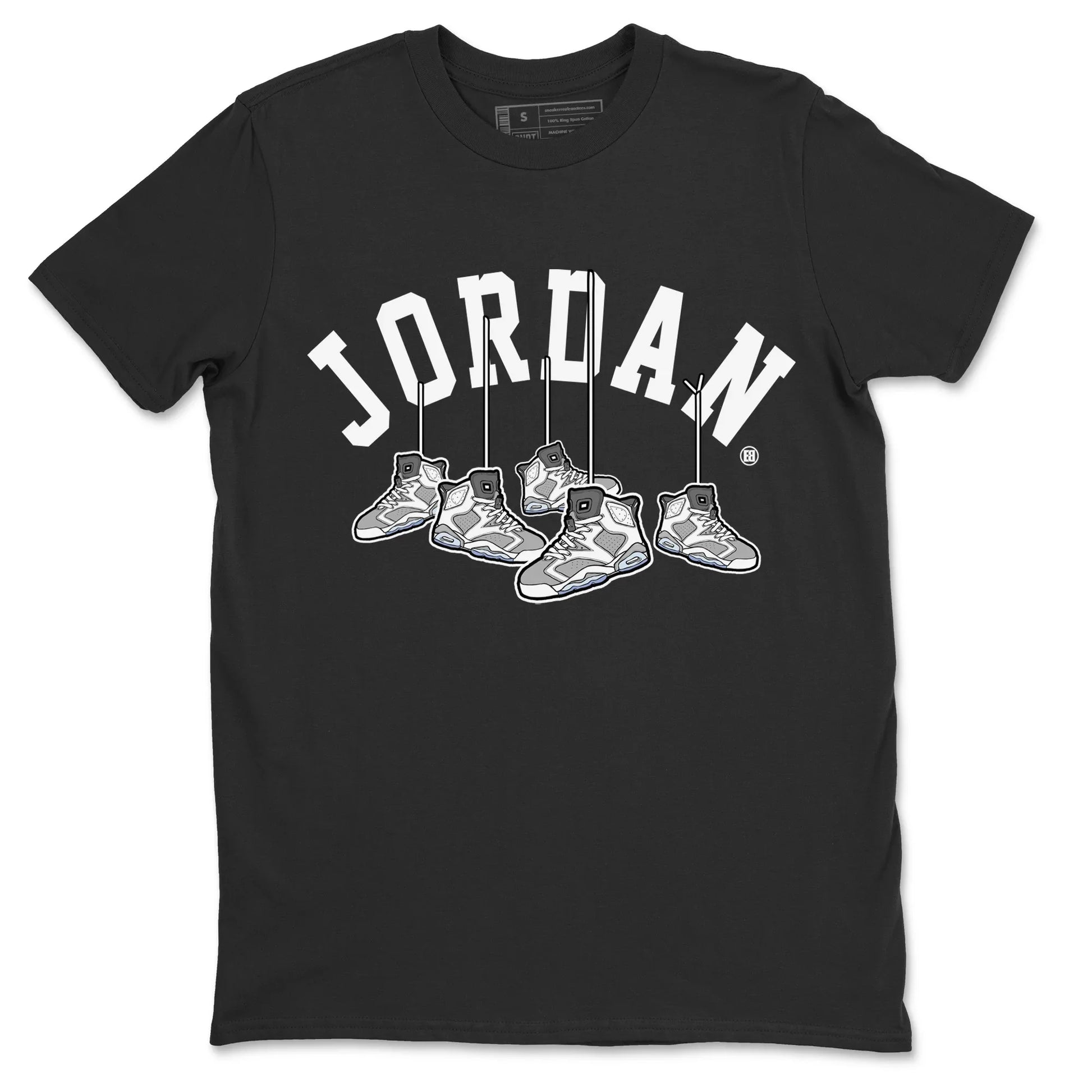 Jordan 6 Cool Grey Sneaker Match Tees Hanging Sneakers Sneaker Tees Jordan 6 Cool Grey Sneaker Release Tees Unisex Shirts