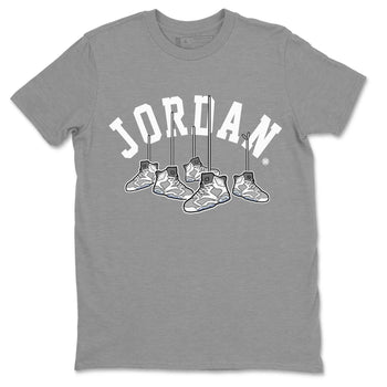 Jordan 6 Cool Grey Sneaker Match Tees Hanging Sneakers Sneaker Tees Jordan 6 Cool Grey Sneaker Release Tees Unisex Shirts