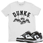 Dunk Panda Sneaker Match Tees Hanging Sneakers Sneaker Tees Dunk Panda Sneaker Release Tees Unisex Shirts