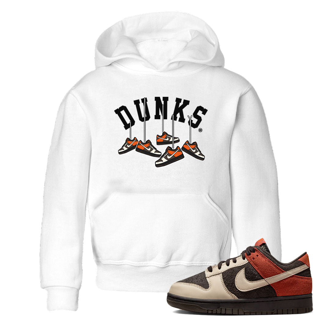 Nike Dunk Low Red Panda shirt to match jordans Hanging Sneakers sneaker tees Dunk Red Panda SNRT Sneaker Release Tees Baby Toddler White 1 T-Shirt
