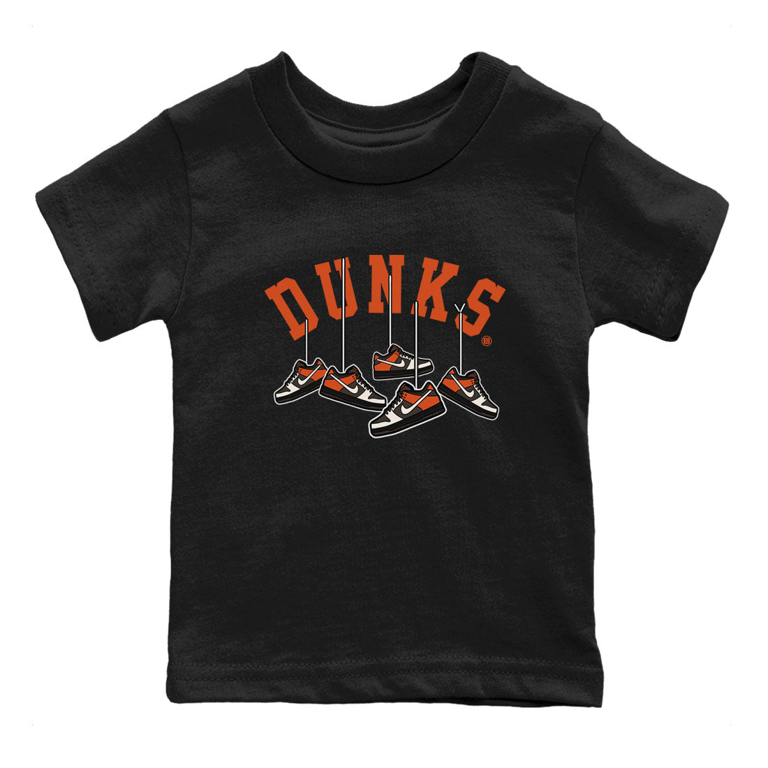 Nike Dunk Low Red Panda shirt to match jordans Hanging Sneakers sneaker tees Dunk Red Panda SNRT Sneaker Release Tees Baby Toddler Black 2 T-Shirt