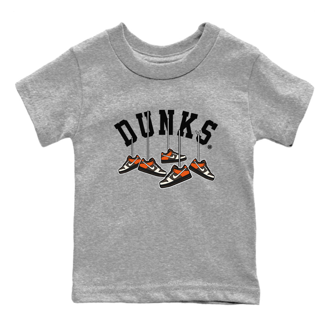 Nike Dunk Low Red Panda shirt to match jordans Hanging Sneakers sneaker tees Dunk Red Panda SNRT Sneaker Release Tees Baby Toddler Heather Grey 2 T-Shirt