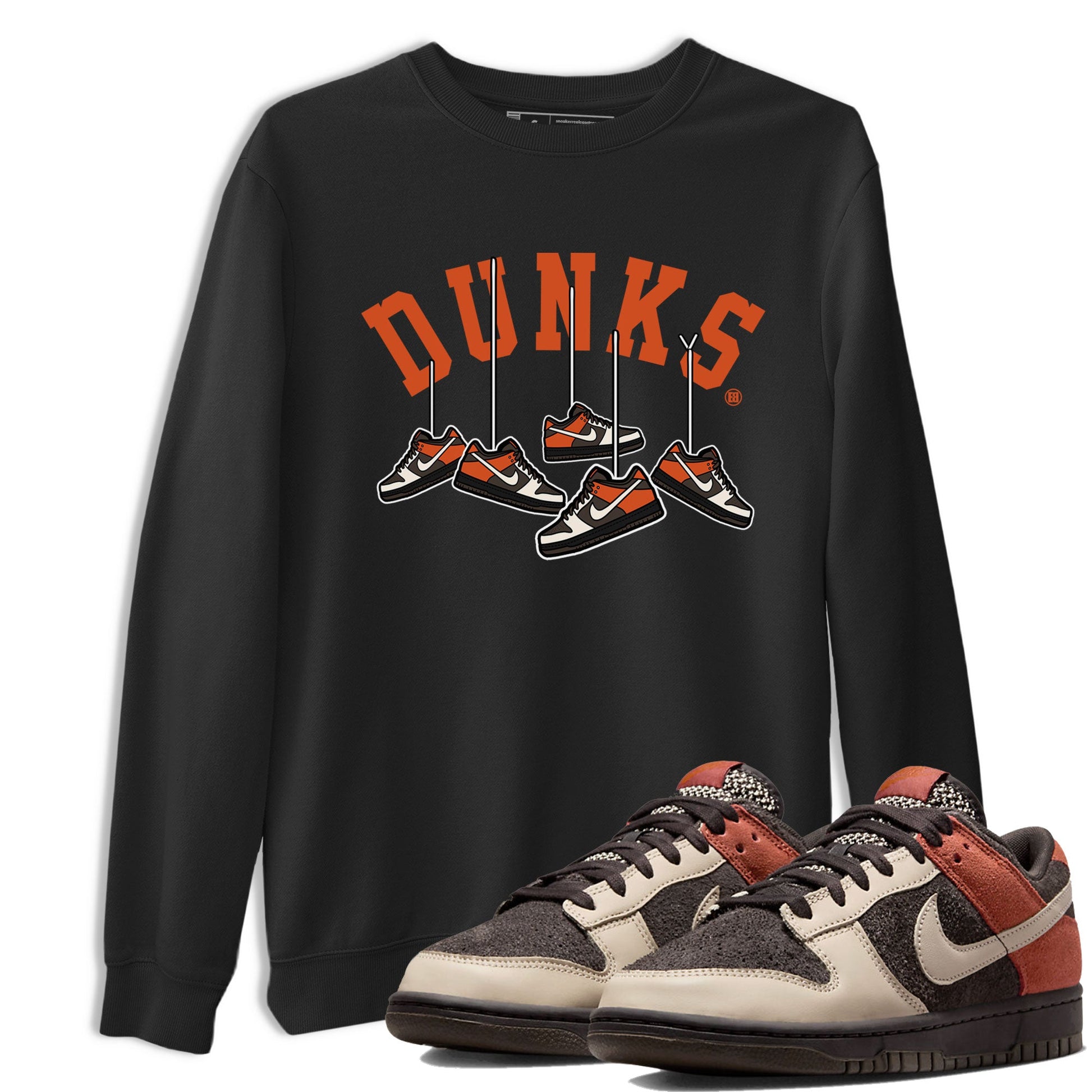Nike Dunk Low Red Panda shirt to match jordans Hanging Sneakers sneaker tees Dunk Red Panda SNRT Sneaker Release Tees Unisex Black 1 T-Shirt