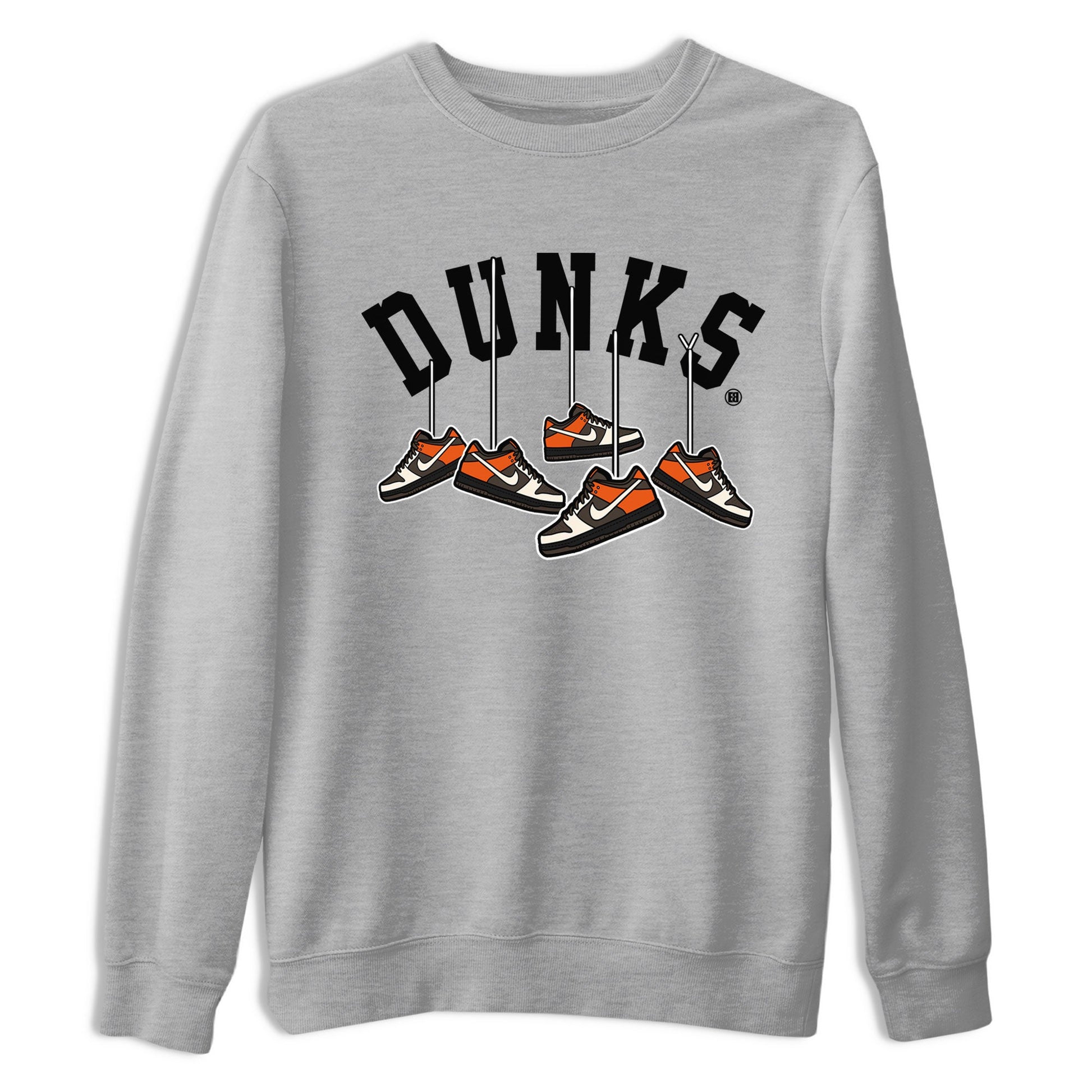 Nike Dunk Low Red Panda shirt to match jordans Hanging Sneakers sneaker tees Dunk Red Panda SNRT Sneaker Release Tees Unisex Heather Grey 2 T-Shirt
