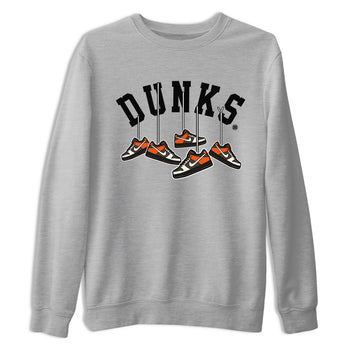 Nike Dunk Low Red Panda shirt to match jordans Hanging Sneakers sneaker tees Dunk Red Panda SNRT Sneaker Release Tees Unisex Heather Grey 2 T-Shirt