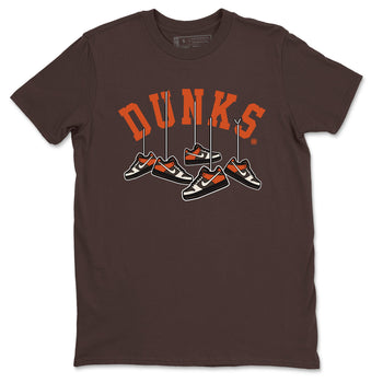 Nike Dunk Low Red Panda shirt to match jordans Hanging Sneakers sneaker tees Dunk Red Panda SNRT Sneaker Release Tees Unisex Dark Chocolate 2 T-Shirt