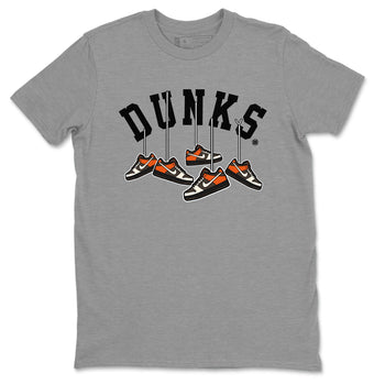 Nike Dunk Low Red Panda shirt to match jordans Hanging Sneakers sneaker tees Dunk Red Panda SNRT Sneaker Release Tees Unisex Heather Grey 2 T-Shirt