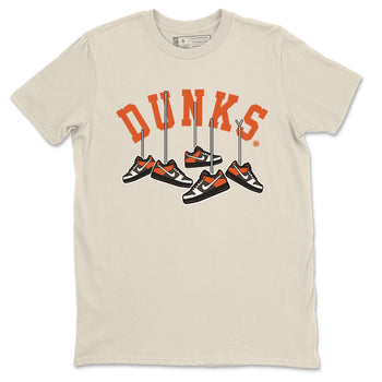 Nike Dunk Low Red Panda shirt to match jordans Hanging Sneakers sneaker tees Dunk Red Panda SNRT Sneaker Release Tees Unisex Natural 2 T-Shirt