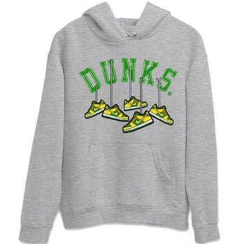 Dunk Reverse Brazil Sneaker Match Tees Hanging Sneakers Sneaker Tees Dunk Reverse Brazil Sneaker Release Tees Unisex Shirts