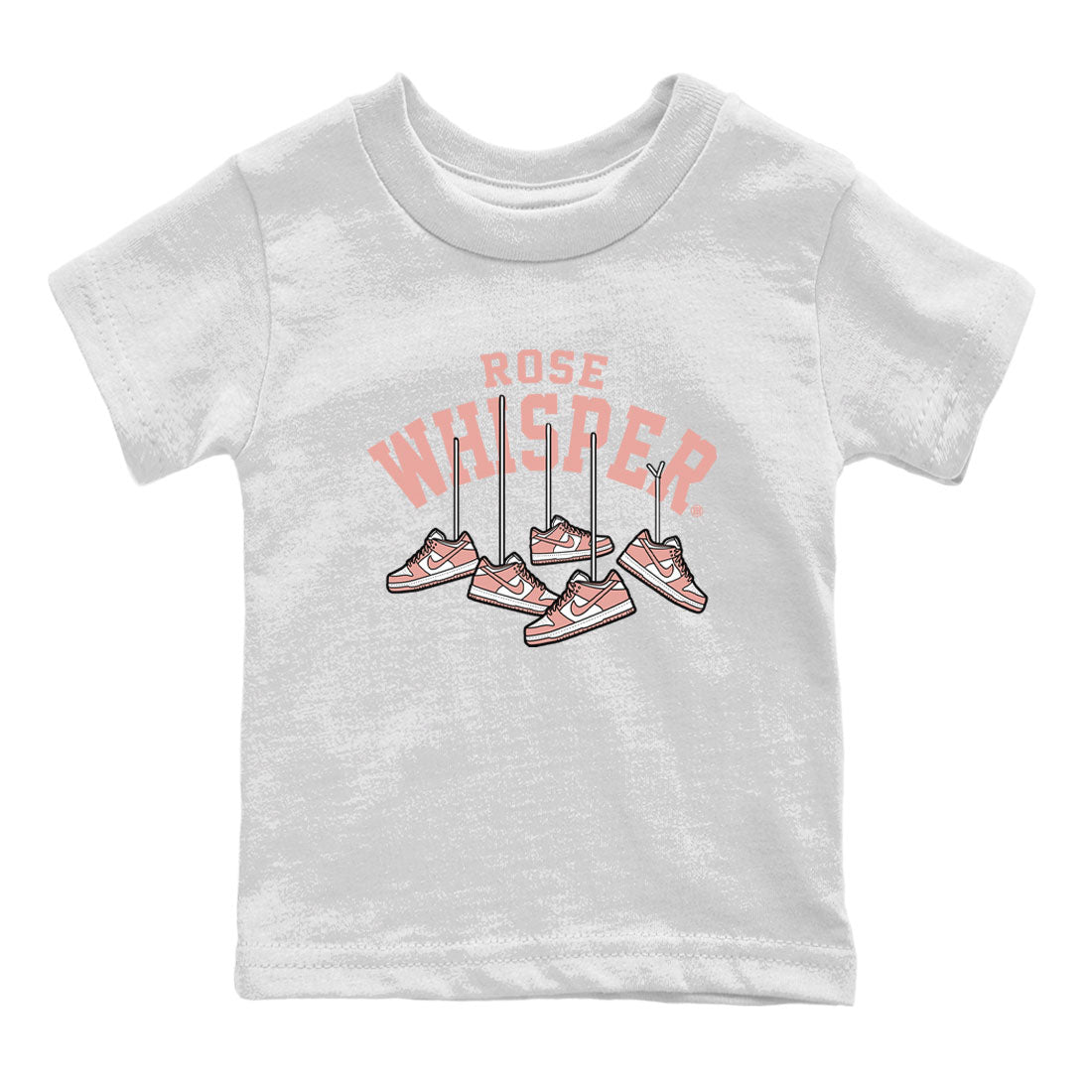 Dunks Low Rose Whisper shirt to match jordans Hanging Sneakers sneaker tees Dunk Rose Whisper SNRT Sneaker Release Tees Baby Toddler White 2 T-Shirt