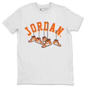 Jordan 1 Starfish Sneaker Match Tees Hanging Sneakers Sneaker Tees Jordan 1 Starfish Sneaker Release Tees Unisex Shirts