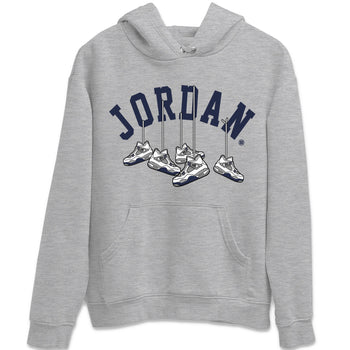 Jordan 4 Midnight Navy Sneaker Match Tees Hanging Sneakers Sneaker Tees Jordan 4 Midnight Navy Sneaker Release Tees Unisex Shirts