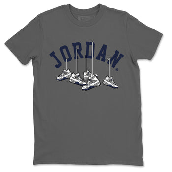 Jordan 4 Midnight Navy Sneaker Match Tees Hanging Sneakers Sneaker Tees Jordan 4 Midnight Navy Sneaker Release Tees Unisex Shirts