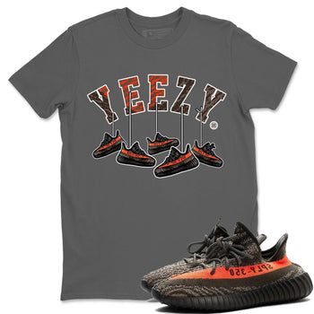 Yeezy 350 Carbon Beluga Sneaker Match Tees Hanging Sneakers Sneaker Tees Yeezy 350 Carbon Beluga Sneaker Release Tees Unisex Shirts