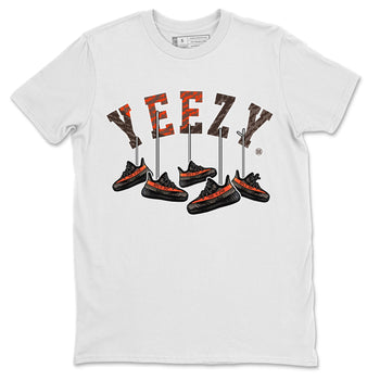 Yeezy 350 Carbon Beluga Sneaker Match Tees Hanging Sneakers Sneaker Tees Yeezy 350 Carbon Beluga Sneaker Release Tees Unisex Shirts