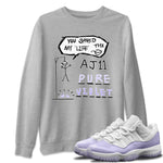 Jordan 11 Pure Violet Sneaker Match Tees Hangman Sneaker Tees Jordan 11 Pure Violet Sneaker Release Tees Unisex Shirts