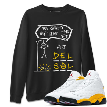 Jordan 13 Del Sol Sneaker Match Tees Hangman Sneaker Tees Jordan 13 Del Sol Sneaker Release Tees Unisex Shirts
