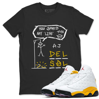 Jordan 13 Del Sol Sneaker Match Tees Hangman Sneaker Tees Jordan 13 Del Sol Sneaker Release Tees Unisex Shirts