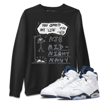 Jordan 6 Midnight Navy Sneaker Match Tees Hangman Sneaker Tees Jordan 6 Midnight Navy Sneaker Release Tees Unisex Shirts