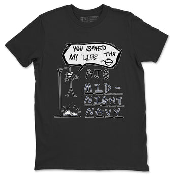 Jordan 6 Midnight Navy Sneaker Match Tees Hangman Sneaker Tees Jordan 6 Midnight Navy Sneaker Release Tees Unisex Shirts