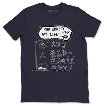 Jordan 6 Midnight Navy Sneaker Match Tees Hangman Sneaker Tees Jordan 6 Midnight Navy Sneaker Release Tees Unisex Shirts