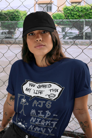 Jordan 6 Midnight Navy Sneaker Match Tees Hangman Sneaker Tees Jordan 6 Midnight Navy Sneaker Release Tees Unisex Shirts