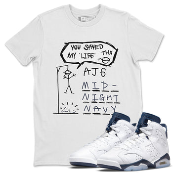 Jordan 6 Midnight Navy Sneaker Match Tees Hangman Sneaker Tees Jordan 6 Midnight Navy Sneaker Release Tees Unisex Shirts
