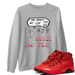 Jordan 9 Chile Red Sneaker Match Tees Hangman Sneaker Tees Jordan 9 Chile Red Sneaker Release Tees Unisex Shirts