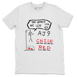 Jordan 9 Chile Red Sneaker Match Tees Hangman Sneaker Tees Jordan 9 Chile Red Sneaker Release Tees Unisex Shirts