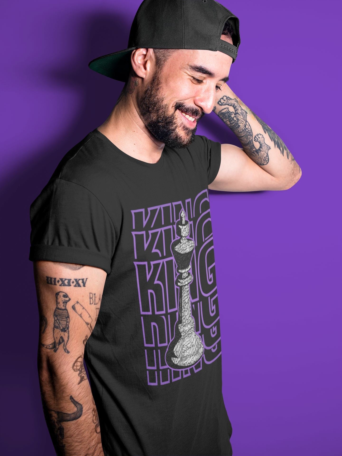 Jordan 3 Dark Iris Sneaker Match Tees King Sneaker Tees Jordan 3 Dark Iris Sneaker Release Tees Unisex Shirts