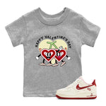 Air Force 1 Valentines Day Sneaker Match Tees Happy Valentines Day Sneaker Tees Air Force 1 Valentines Day Sneaker Release Tees Kids Shirts
