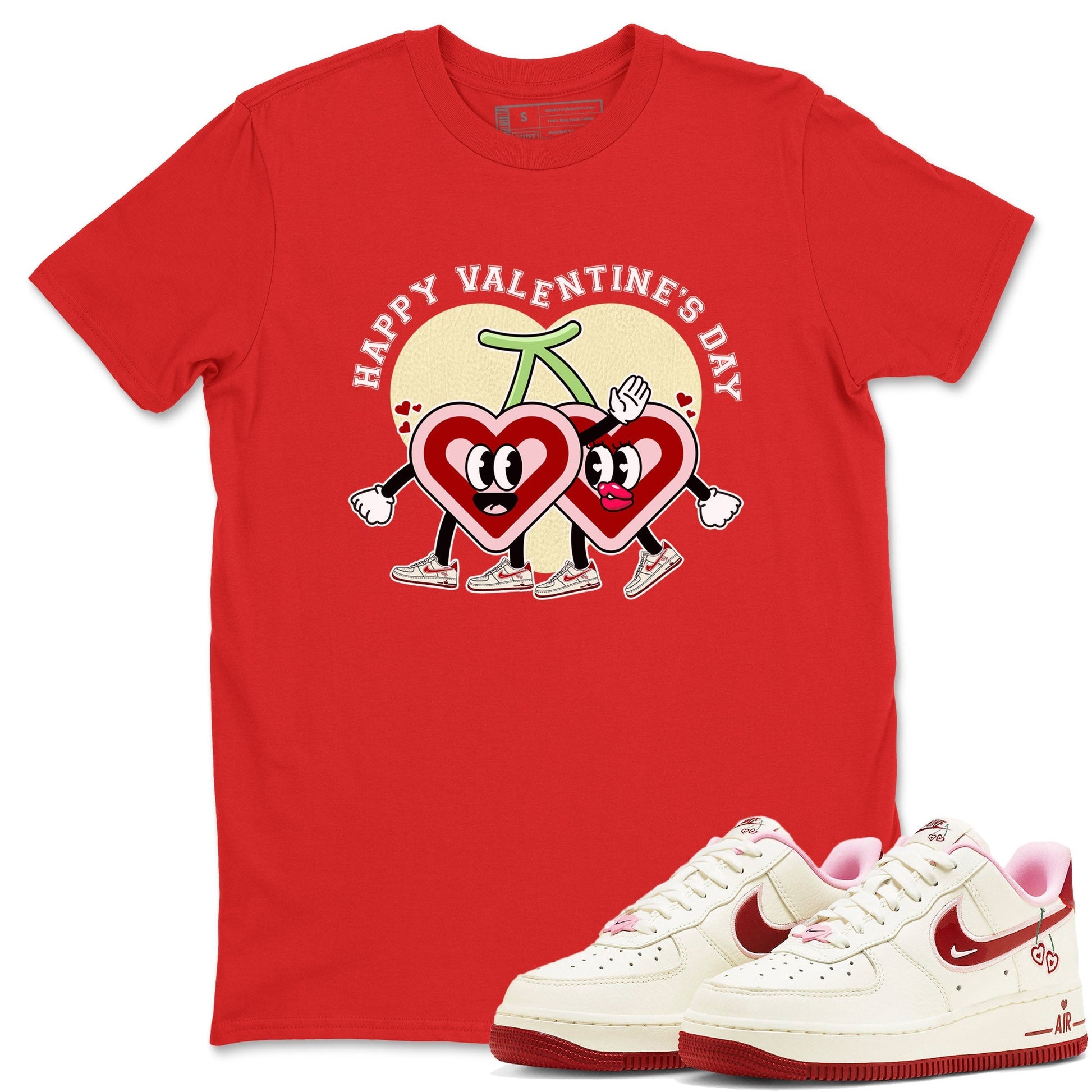 Air Force 1 Valentines Day Sneaker Match Tees Happy Valentines Day Sneaker Tees Air Force 1 Valentines Day Sneaker Release Tees Unisex Shirts