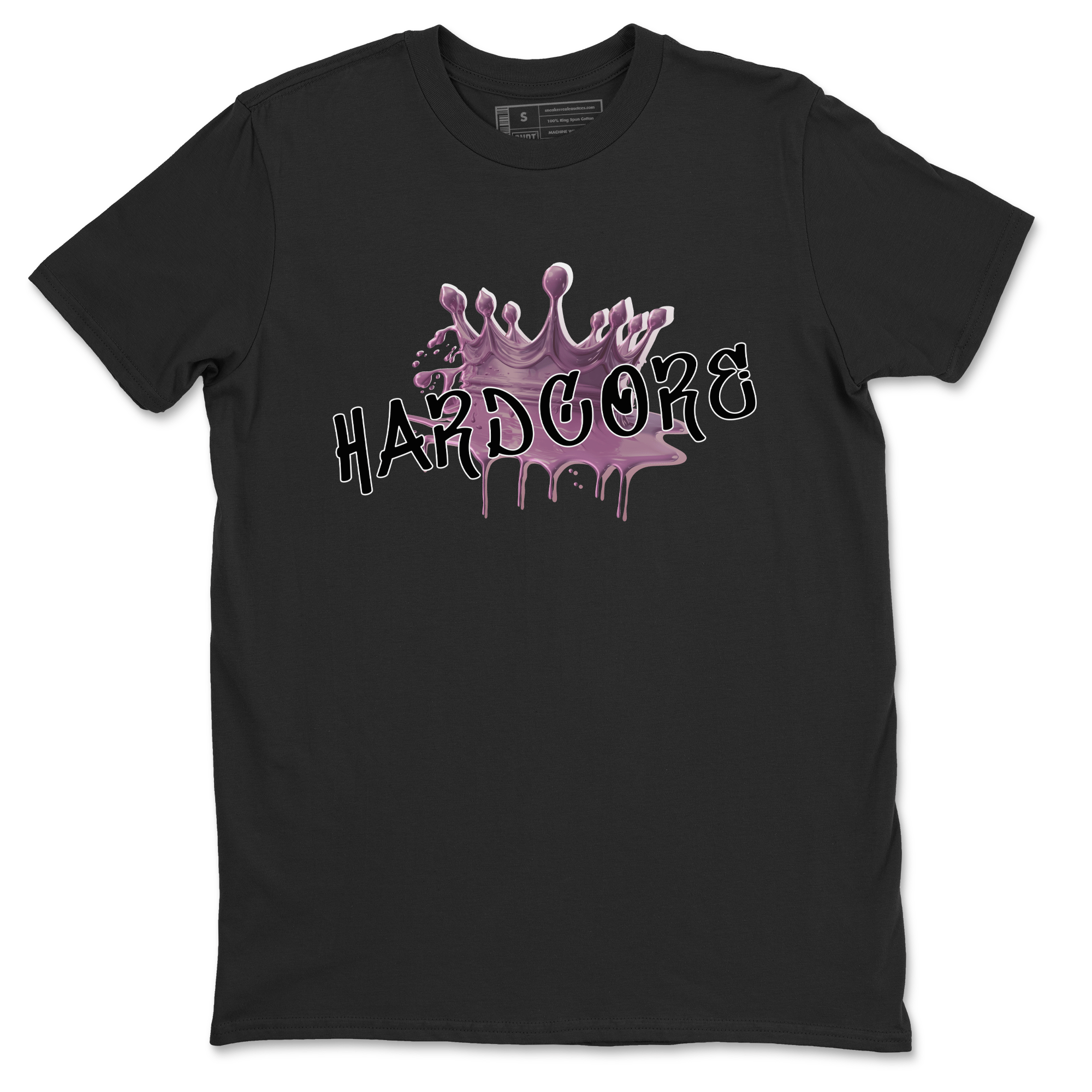 Air Jordan 1 Mauve shirt to match jordans Hardcore sneaker tees AJ1 Mauve SNRT Sneaker Tees Sneaker Matching Clothing Brand Unisex Sneaker Tee Black 2 T-Shirt