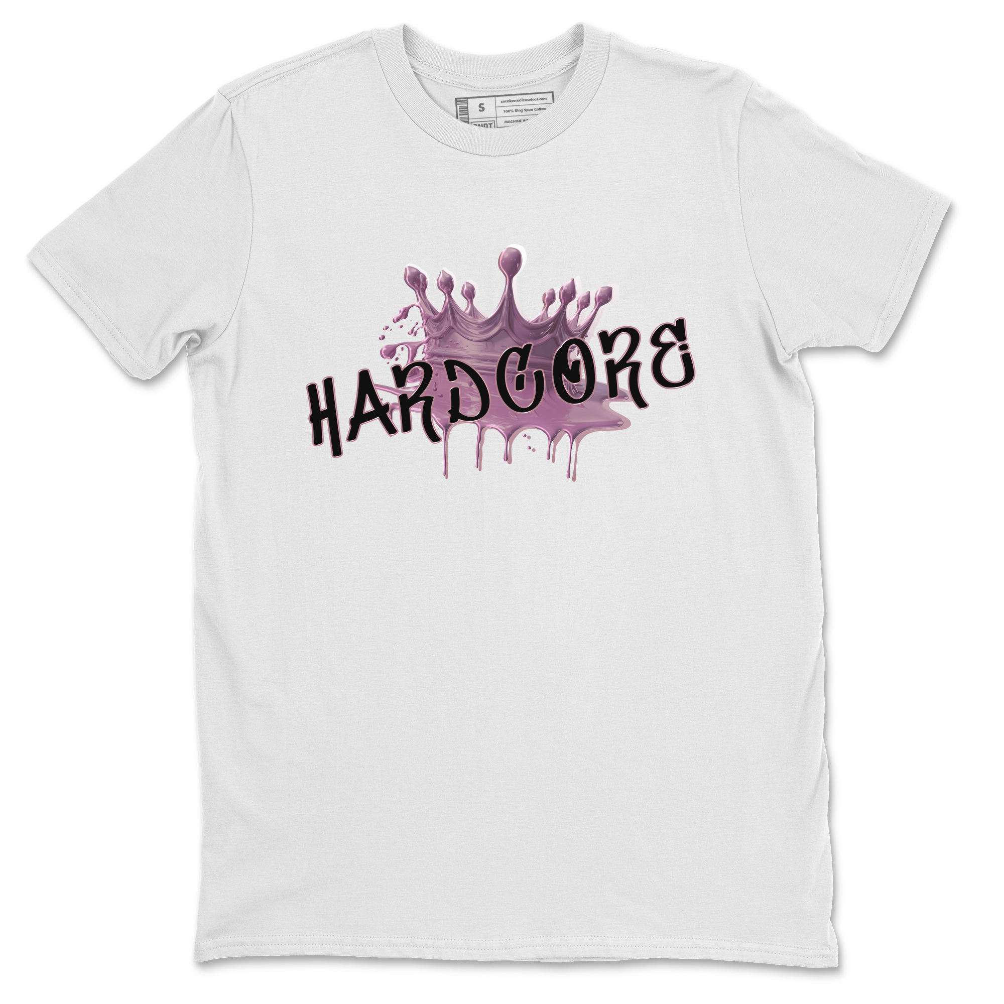 Air Jordan 1 Mauve shirt to match jordans Hardcore sneaker tees AJ1 Mauve SNRT Sneaker Tees Sneaker Matching Clothing Brand Unisex Sneaker Tee White 2 T-Shirt