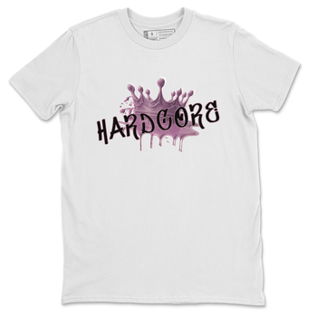 Air Jordan 1 Mauve shirt to match jordans Hardcore sneaker tees AJ1 Mauve SNRT Sneaker Tees Sneaker Matching Clothing Brand Unisex Sneaker Tee White 2 T-Shirt