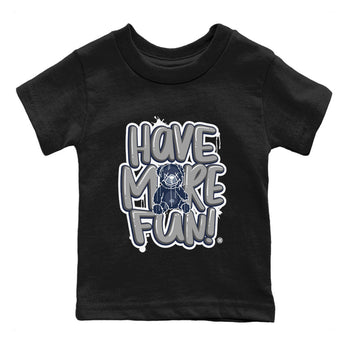 Air Jordan 5 Navy Sneaker Match Tees Have More Fun Sneaker Tees Air Jordan 5 Georgetown SNRT Sneaker Release Tees Kids, Youth, Baby Clothing Black 2