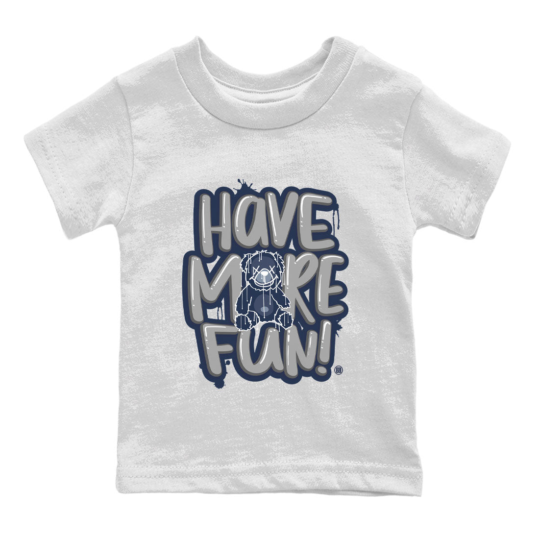 Air Jordan 5 Navy Sneaker Match Tees Have More Fun Sneaker Tees Air Jordan 5 Georgetown SNRT Sneaker Release Tees Kids, Youth, Baby Clothing White 2