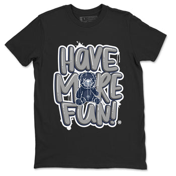 Air Jordan 5 Navy Sneaker Match Tees Have More Fun Sneaker Tees Air Jordan 5 Georgetown SNRT Sneaker Release Tees Short Sleeve T-Shirt Black 2