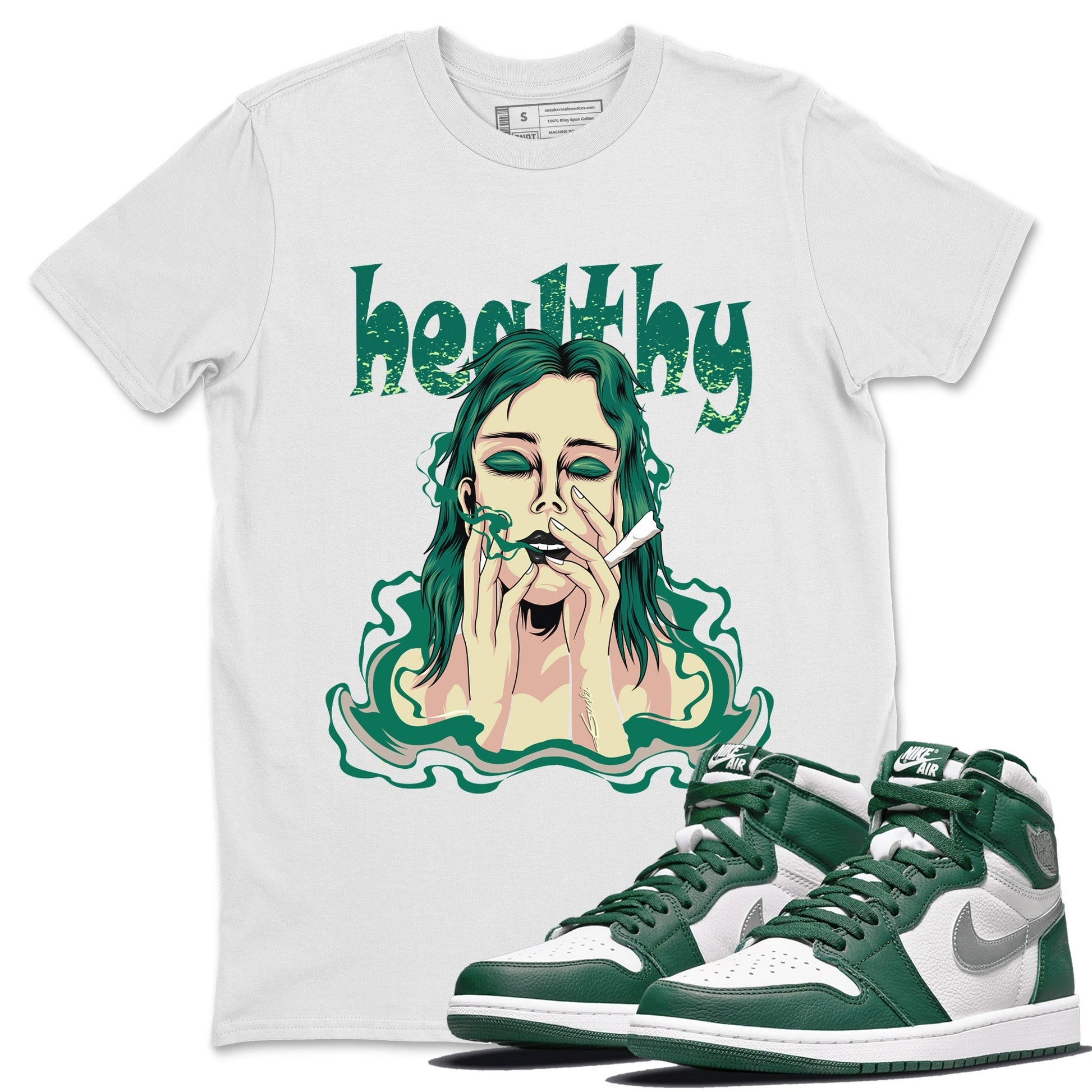 Jordan 1 Gorge Green Sneaker Match Tees Healthy Sneaker Tees Jordan 1 Gorge Green Sneaker Release Tees Unisex Shirts