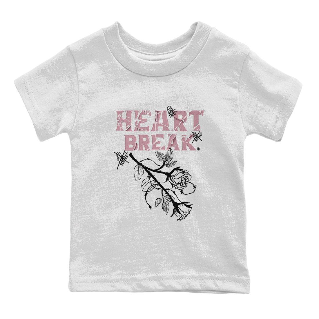 Air Jordan 1 Mauve shirt to match jordans Heart Break sneaker matching t-shirt Jordan 1 High OG Mauve SNRT Sneaker Release Tees Baby Toddler White 2 T-Shirt