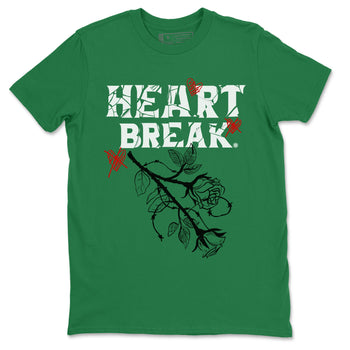 Air Jordan 3 Lucky Green Sneaker Match Tees Heart Break Sneaker Tees 3s Lucky Green Tees Unisex Shirts Kelly Green 2