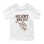 Dunk Low WMNS Cacao Wow sneaker shirt to match jordans Heart Break sneaker tees Dunk Cacao Wow SNRT Sneaker Release Tees Baby Toddler White 2 T-Shirt