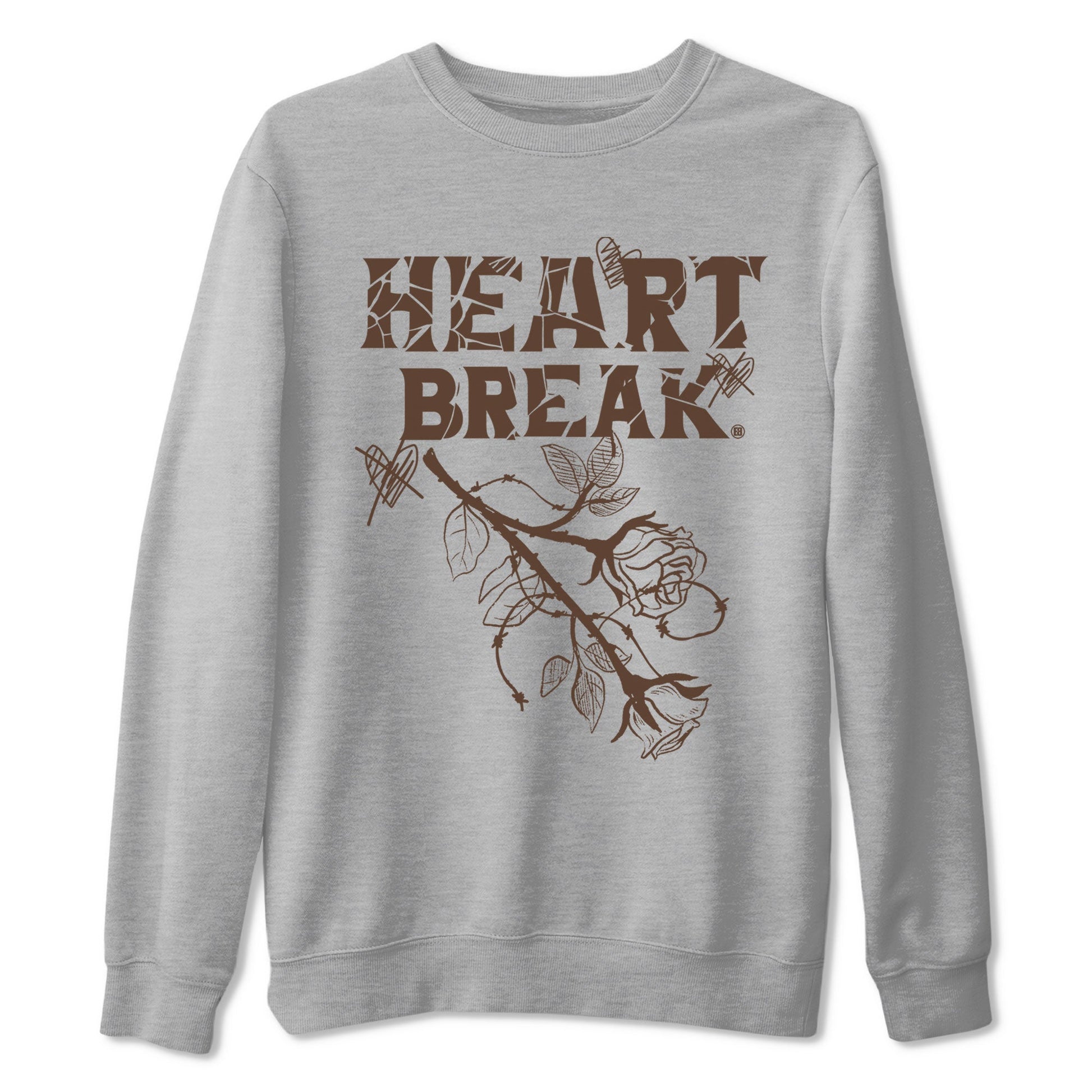 Dunk Low WMNS Cacao Wow sneaker shirt to match jordans Heart Break sneaker tees Dunk Cacao Wow SNRT Sneaker Tees Crew Neck Unisex Cotton Sneaker T-Shirt Heather Grey 2 T-Shirt
